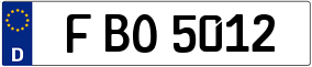 Truck License Plate